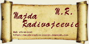 Majda Radivojčević vizit kartica